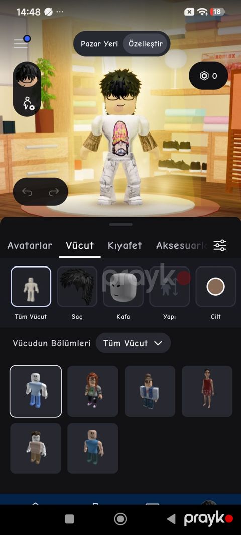 Roblox avatarları üçün tam fərdiləşdirmə paketi – mobil tətbiqdən — Bakı