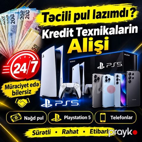 pul lazımdır? Kreditlə alınmış texnikaların alışı - 24/7 — Bakı