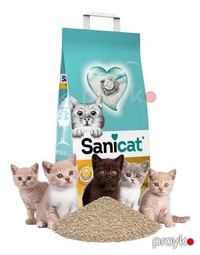 Pişik tualeti üçün doldurucu Sanicat Clumping 66296761, topalanan, 10 l — Bakı