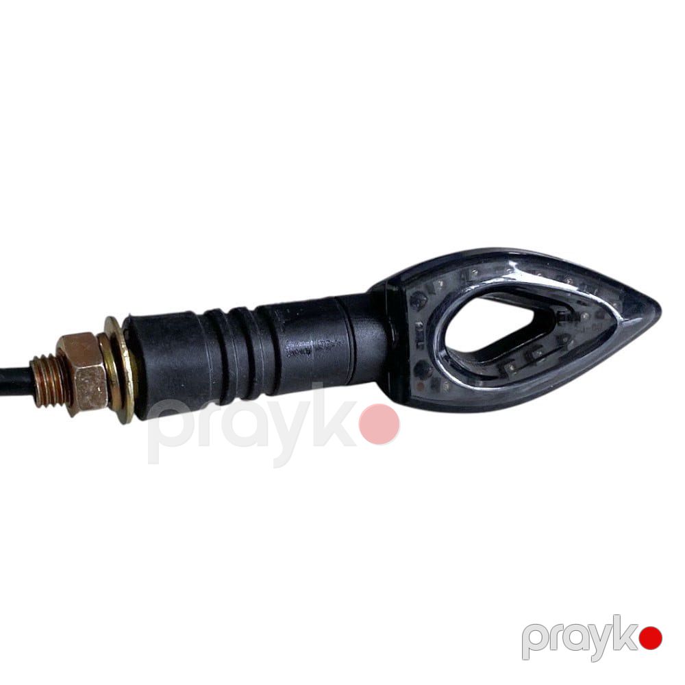Motosiklet üçün dönmə işığı FX32/FX37, uzun kabel, qara, 1 ədəd - MTR_10168 — Mallar, Bakı (2)