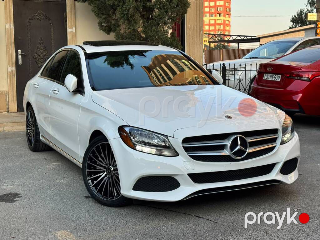 Mercedes C 300, 2.0 L, 2018 il, 63 940 km — Avtomobillər, Bakı (3)