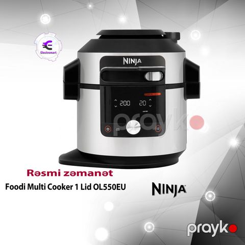 Multibişirici Ninja Foodi Multi Cooker 1 Lid OL550EU — Bakı