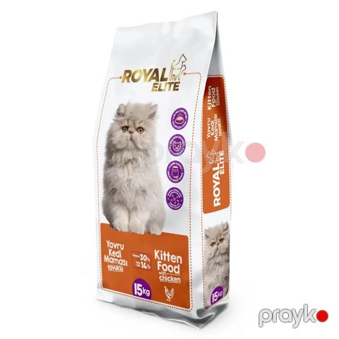 Quru pişik yemi Royal Elite Kitten Food, toyuq ilə, 1 kq, çəki ilə — Bakı