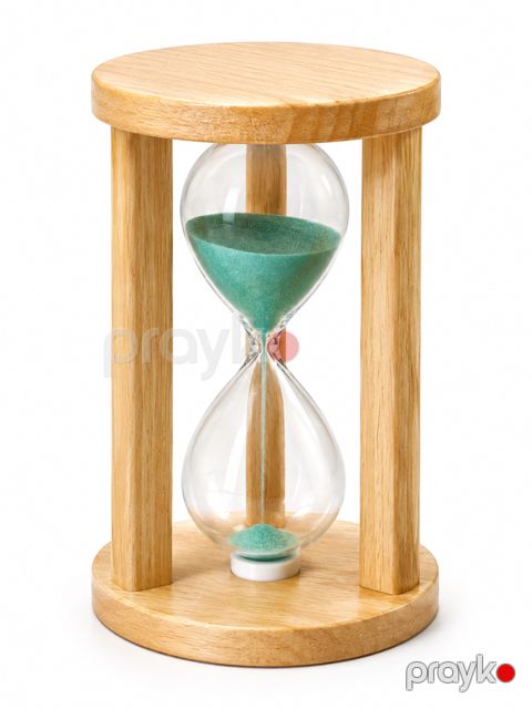 Suvenir 54030782 Qum saatı, taxta, 1 əd, qəhvəyi/yaşıl — Bakı
