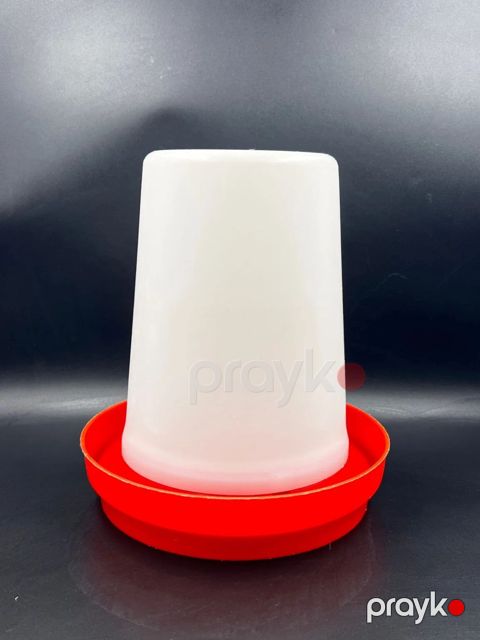 Nippel su təknəsi, plastik, ağ/qırmızı, 4 l — Bakı