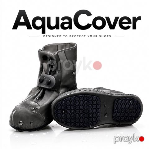 Ayaqqabı üçün çexol Aqua VC_2776991, silikon, qara, ölçü 38 — Bakı