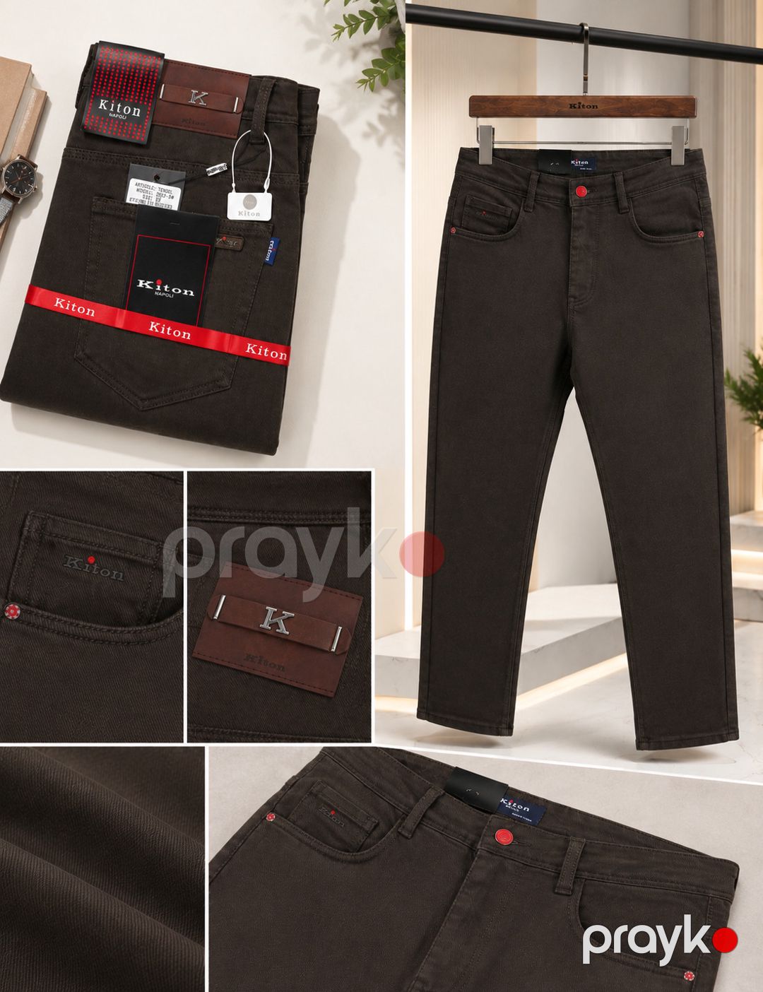 Kişi cinsi, düz cins, qəhvəyi, pambıq, ölçü 31 — Mallar, Bakı (2)