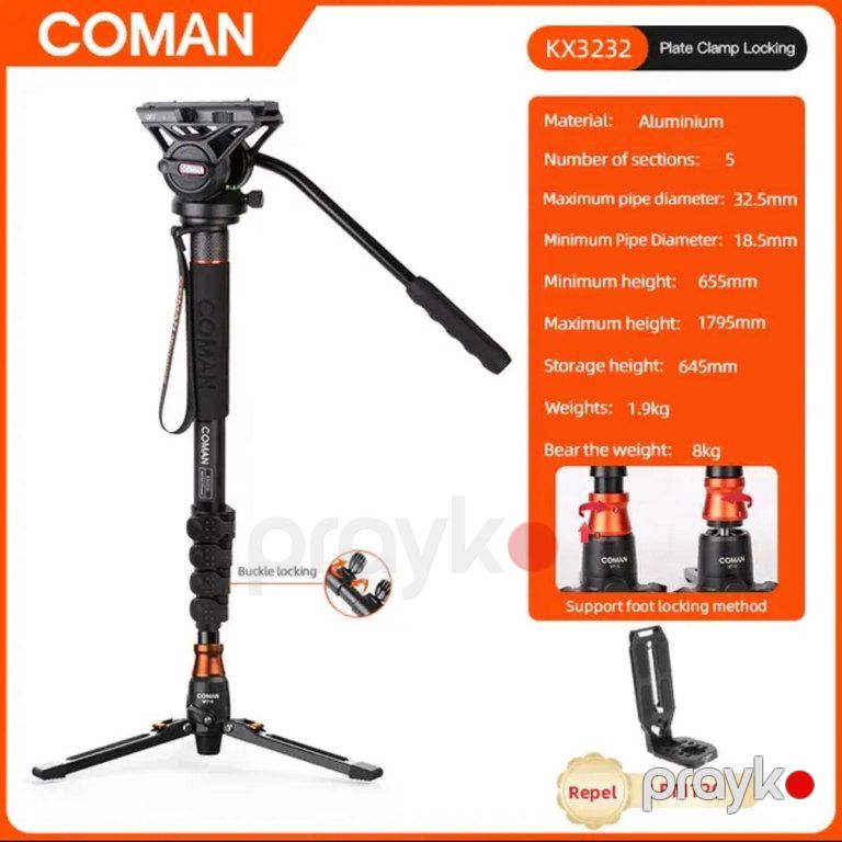 Монопод "Coman KX-3232" — Səs texnikası, Bakı (2)