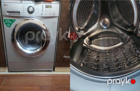 LG paltaryuyan 8 kq. Maşın səliqəli işlənib, dəyişən detalı yoxdur — Bakı