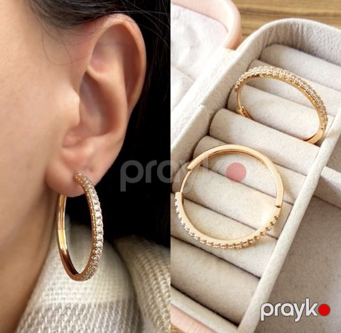 Sırğalar, Paslanmayan polad, 13 mm — Bakı