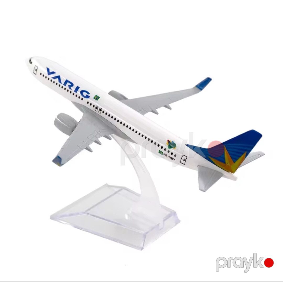 Dekorativ təyyarə modeli Aircraft Varig Boeing 737, 15x13x8 sm — Mallar, Bakı (3)