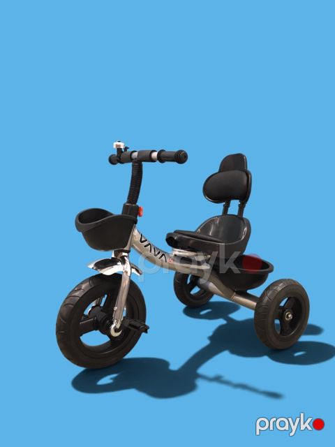 Üçtəkərli velosiped 2508, açıq boz/qara — Bakı