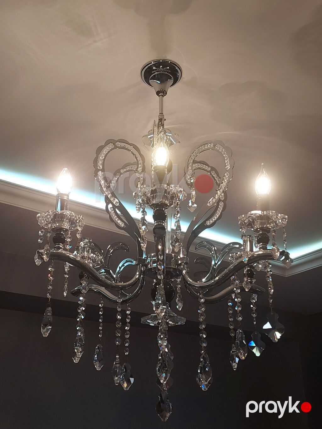 Çılçıraq, 5 lampa, Xrustal — Tavan is?qlar? v? cilc?raqlar, Bakı (2)