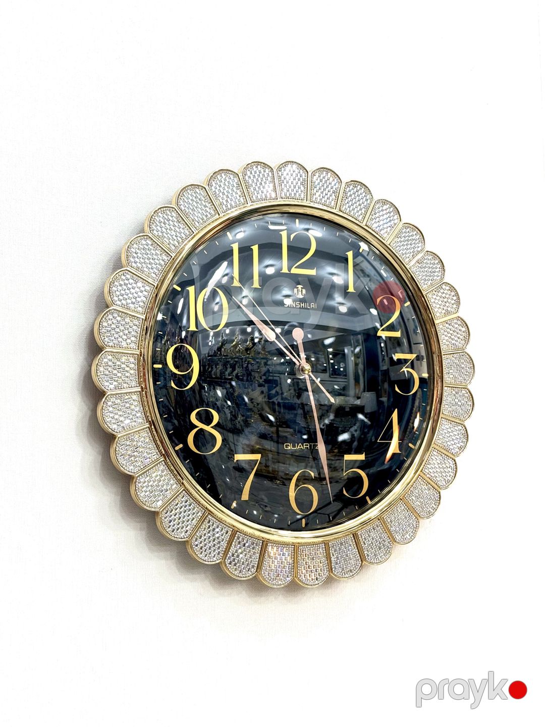 Divar saatı Jinshilai 9263A-1, 40 sm — Mallar, Bakı (2)