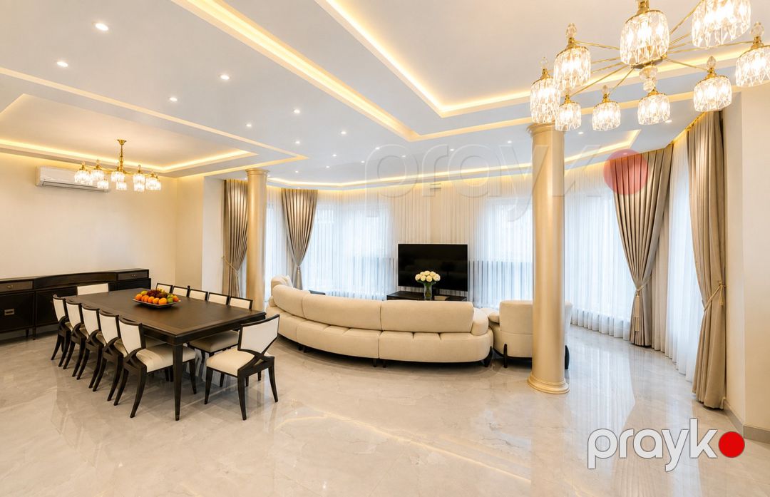 Satılır 8 otaqlı həyət evi/bağ evi 700 m² — Ev, villa, Bakı (4)