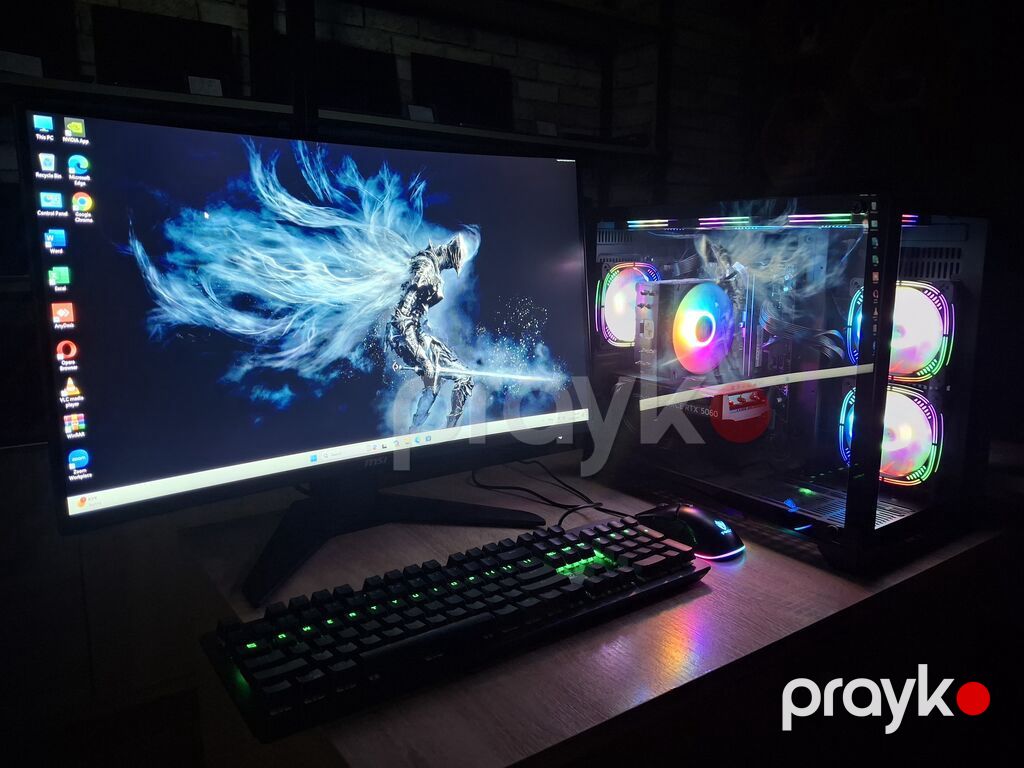 RTX 5060 8GB + i5-12400F + MSI 280Hz Gaming Setup Tam ideal — Masaüstü kompüterlər, Bakı (6)