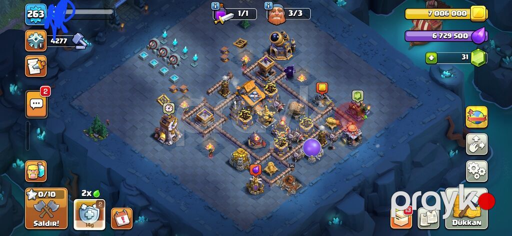 Salam Clash Of Clans Hesabı 263 seviye Full Hesab 3900 Klan Savaşı — Konsol oyunları, Bakı (5)