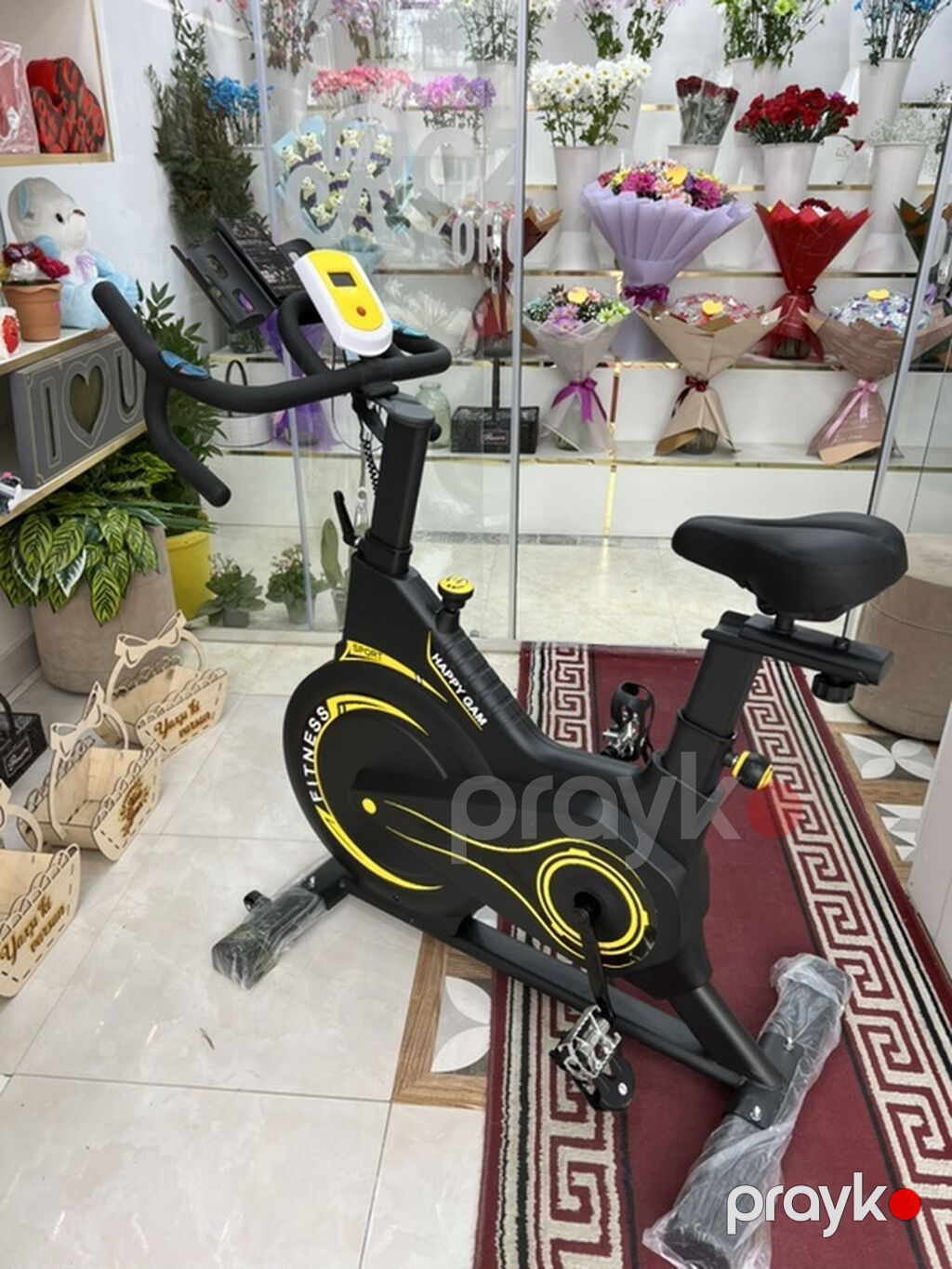 Spinning/velosiped trenajoru – Happy Gym Fitness - Daxili velosiped — Velosiped simulyatorları, Masazır (2)