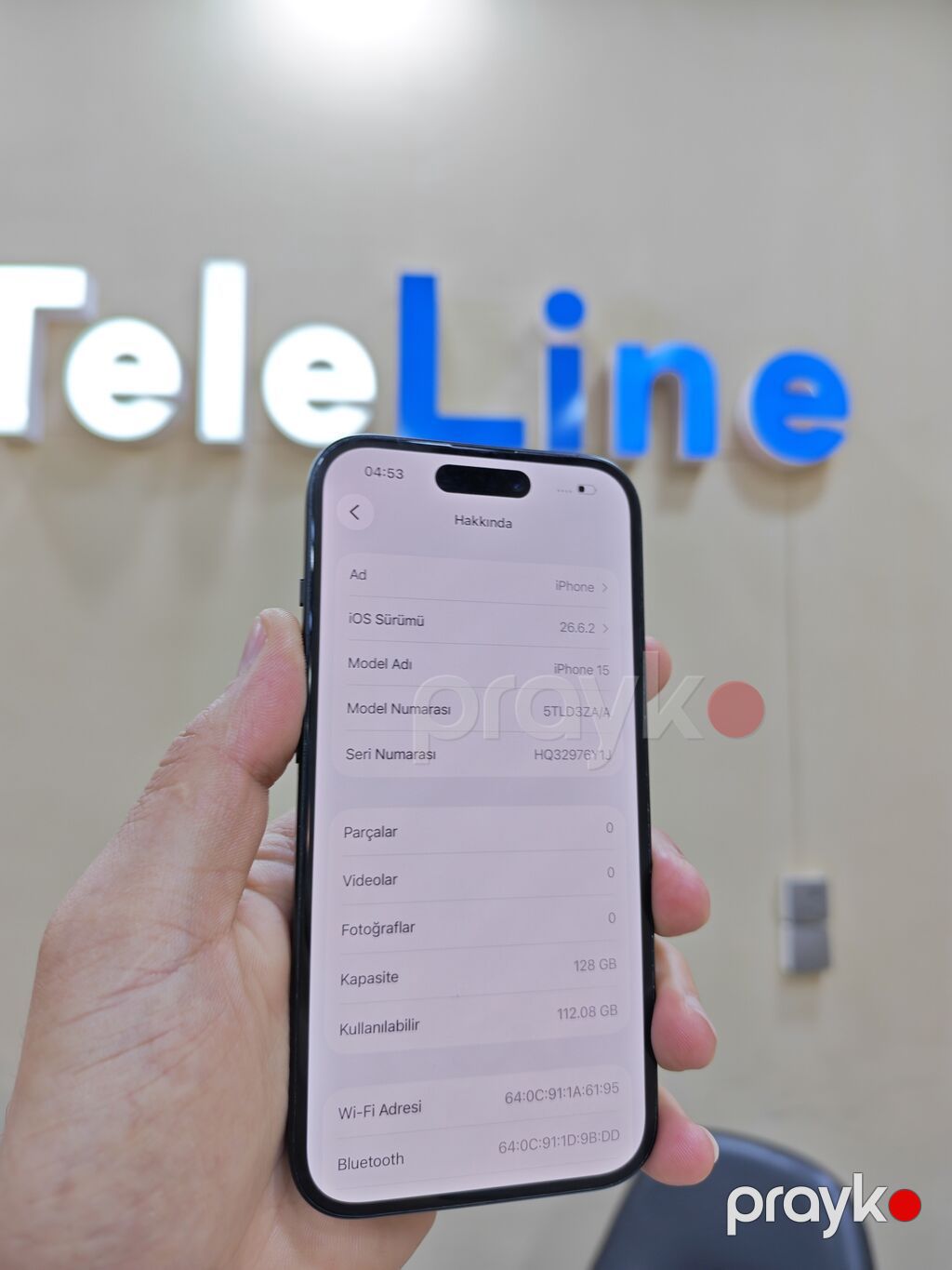 IPhone 15, 128 GB, Black Titanium, Zəmanət, Simsiz şarj, Face ID — Apple iPhone, Bakı (2)