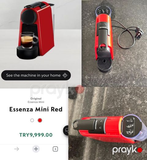 Orijinal Nespresso makinesi, İstanbuldan öz mağazasindan alinib başqa — Bakı