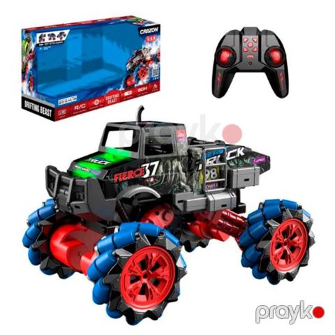 Təkərli oyuncaq Monster Maşın Pultlu 308-209, 1:16 ölçəkli böyük off-road dizaynı, 10 kanallı uzaqdan idarəetmə, 15 km/saat sürət, USB doldurulan batareya, 6 yaş+ - MM308-209 — Bakı