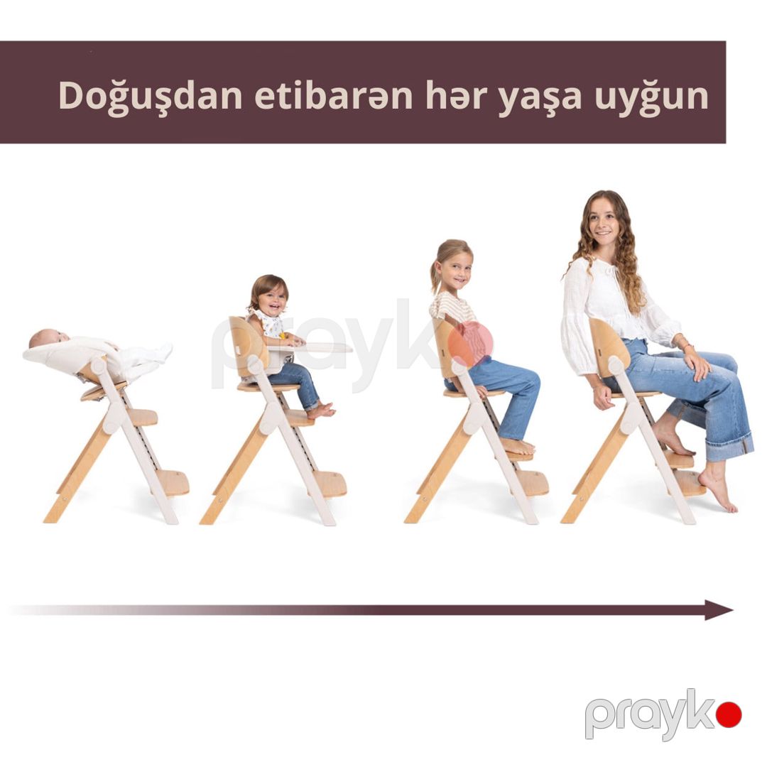 Körpələr üçün yedirmə stulu Chicco Meraviglia, Fossil Bej, 0 ay+, 53.5x45x83 sm, 8.35 kq - 5087149190000 — Mallar, Bakı (3)