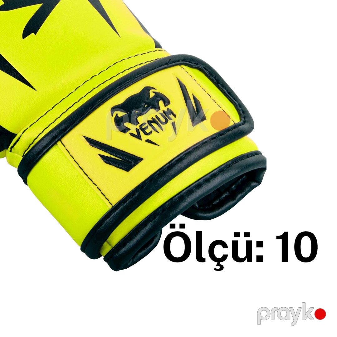 Boks əlcəyi Venum 4002, sarı/qara, ölçü 10 — Mallar, Bakı (2)