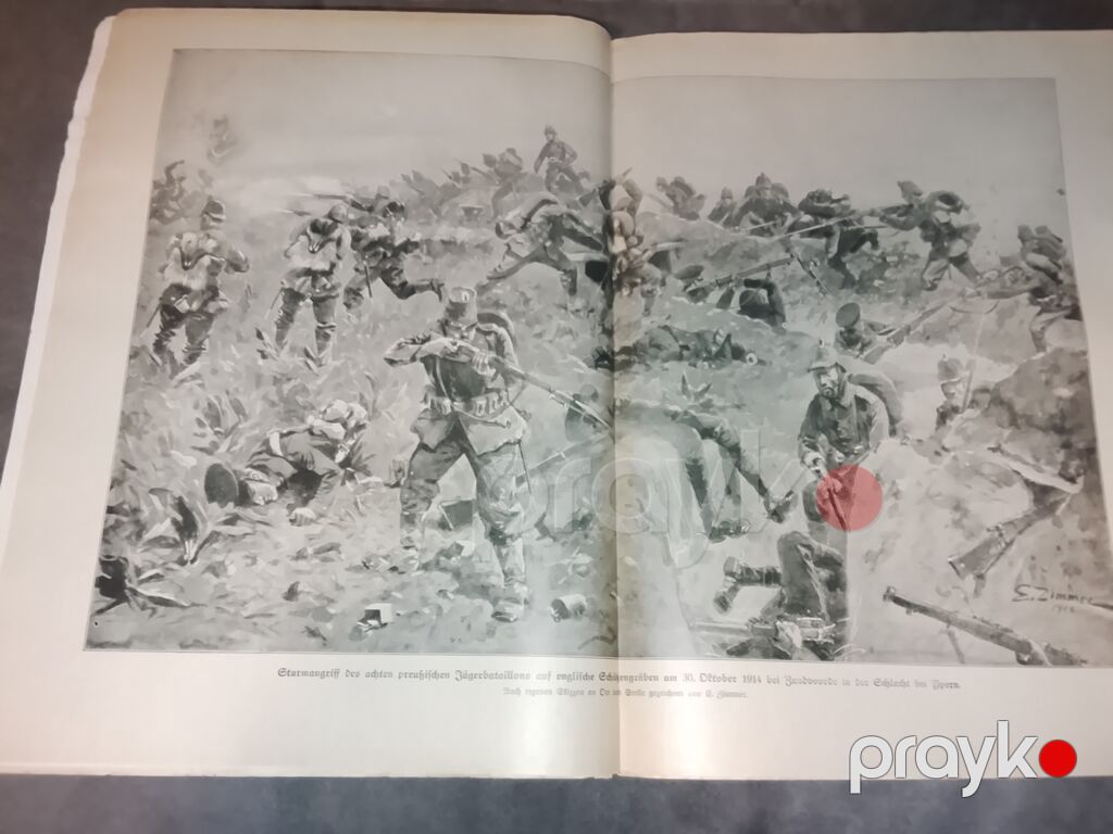 1916 Birinci Dünya Müharibəsi Dövrü Alman Jurnal 1916-cı ildə — Jurnallar, Bakı (3)