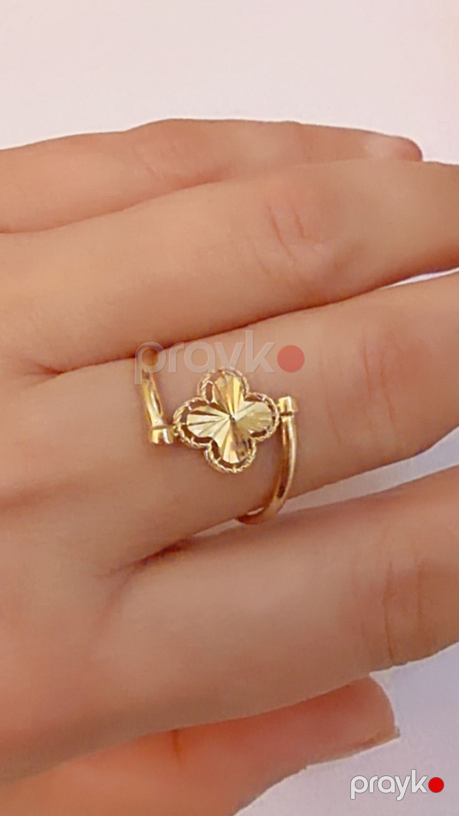 Qadınlar üçün üzük VJ557094, qızıl 585 əyar — Mallar, Bakı (2)