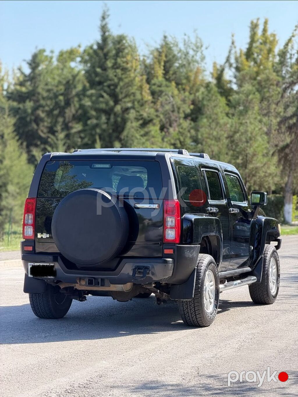 Hummer H3, qara rəng, 5 qapı SUV 3.2cdi dizel 4göz matoru qoyulub — Avtomobillər, Kürdəmir (6)