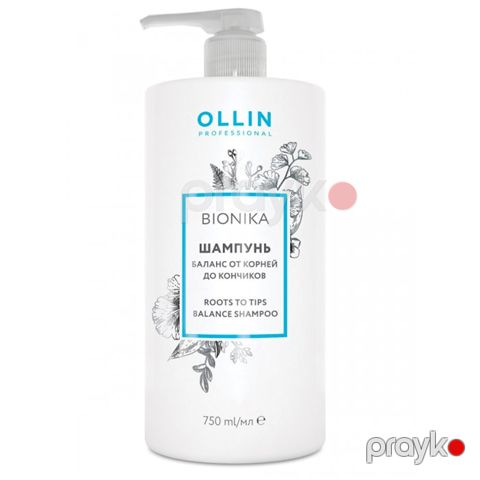 Şampun Ollin Professional Bionika Roots to Tips Balance 750 ml — Bakı