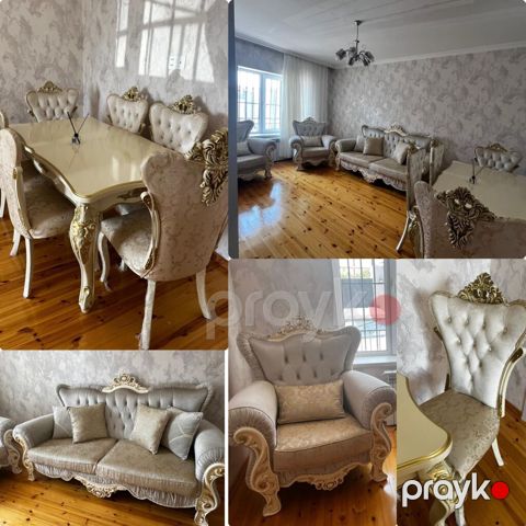Klassik divan kreslo masa desti. 1200azn. yaxsi veziyyetde. Baha — Qobu