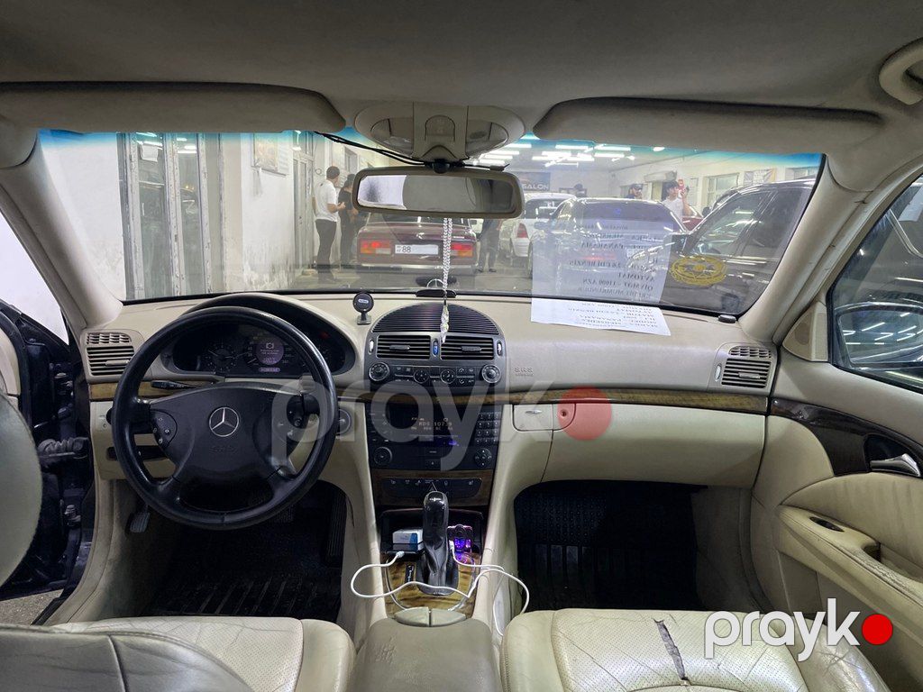 Mercedes E 240, 2.6 L, 2002 il, 420 000 km — Avtomobillər, Bakı (2)