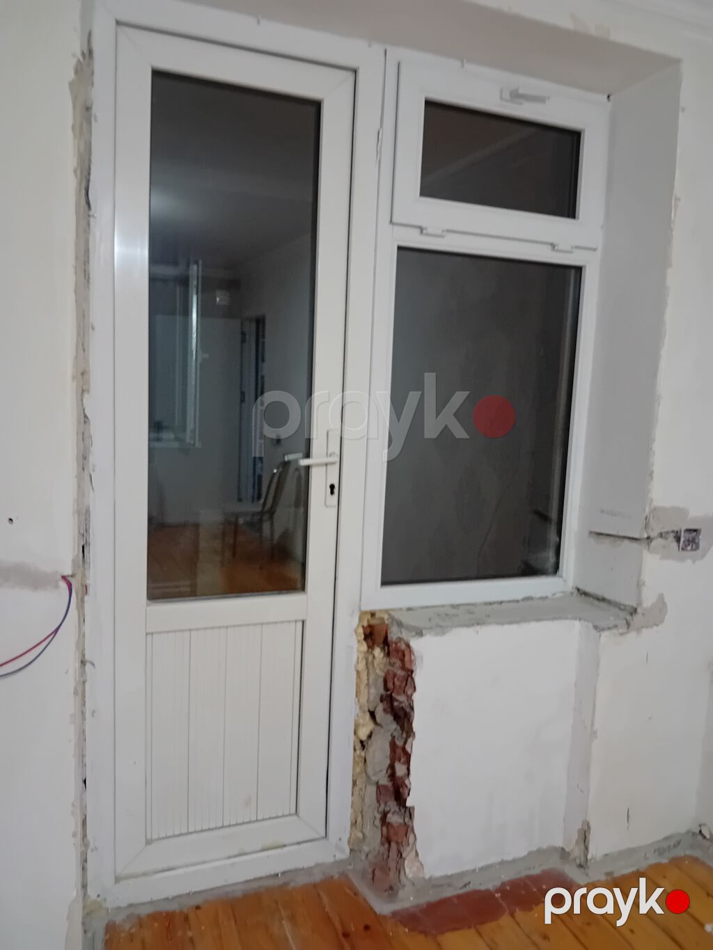 PVC qapı-pəncərə dəsti - Material: Ağ PVC profilli - Komplekt: 1 ədəd — Pəncərələr, qapılar, balkonlar, Bakı (3)