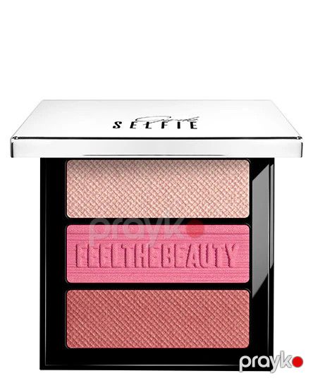 Konturinq üçün palet Ga-De Selfie Blush & Highlighter Trio Palette 27 Three In One Glow — Bakı