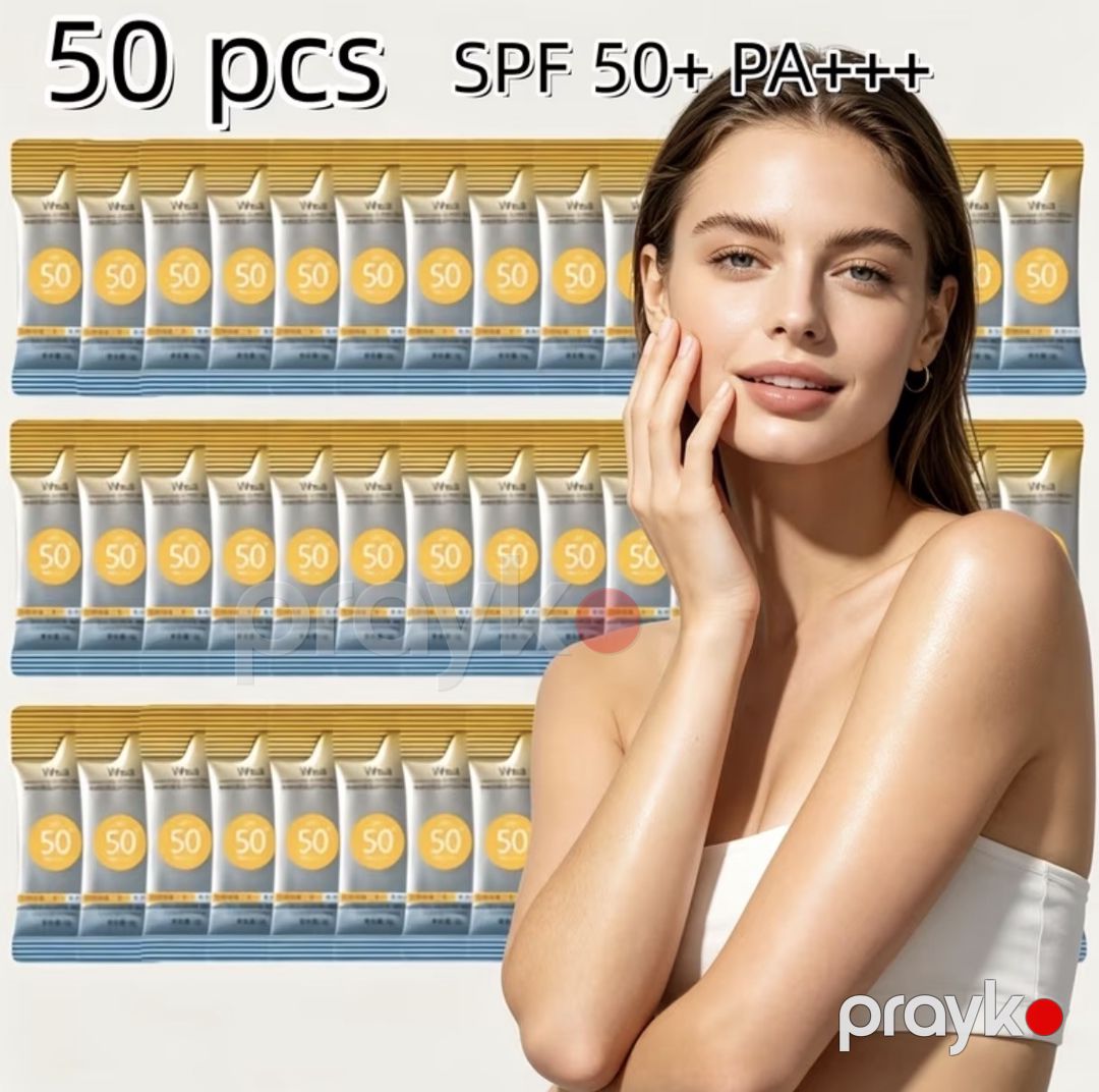 Günəşdən qoruyucu krem MR, SPF50+, 1 ml, 50 paket — Mallar, Bakı (3)