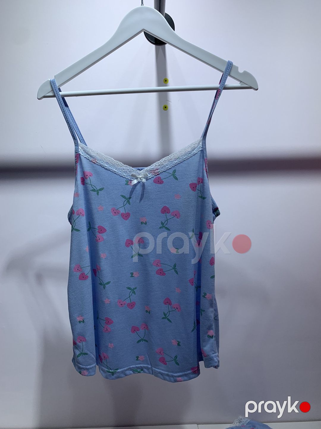 Şortlu pijama dəsti 92335, Mavi, Poliester/Viskoz, Ölçü XL — Mallar, Bakı (2)