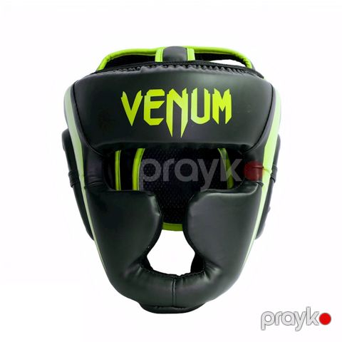 Boks dəbilqəsi Venum Elite Fosfor Professional, qara, ölçü L — Bakı