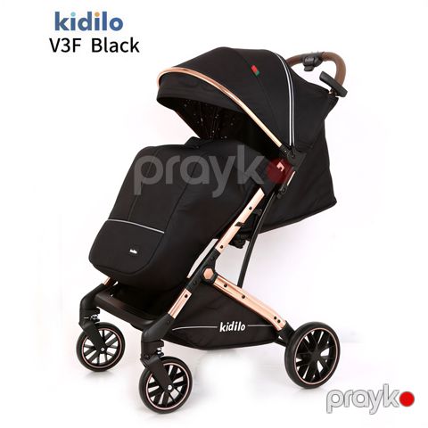 Uşaq arabası Kidilo V3F Black — Bakı