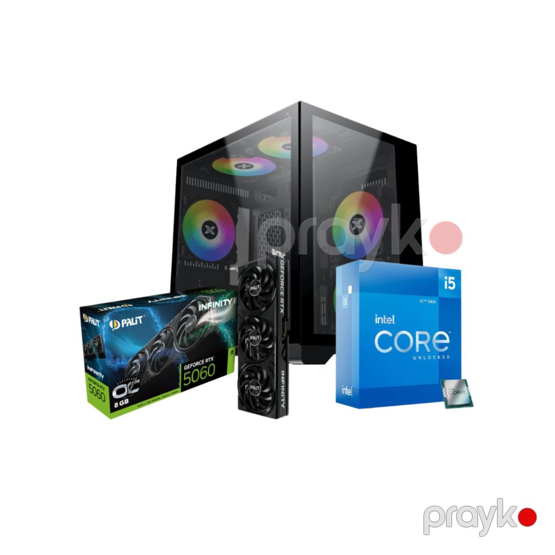 FrostFire Gaming PC- RTX 5060, İ5-12400 (CUSTOM-PC-104) — Masaüstü kompüterlər, Bakı (2)