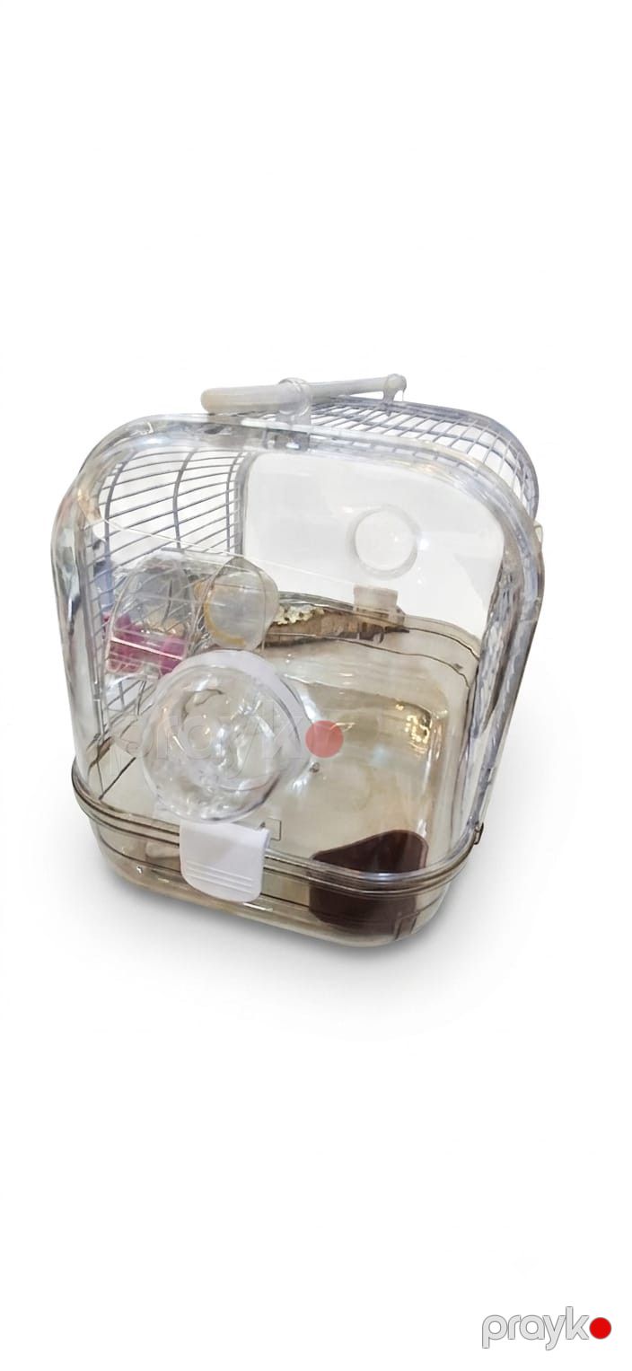 Qəfəs gəmiricilər üçün, plastik, ağ — Mallar, Bakı (2)