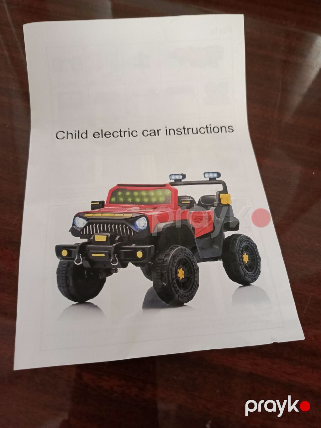 Uşaq üçün elektrikli maşın – off-road tipli jeep - Güclü təkərlər və — Uşaq avtomobilləri, Samux (3)