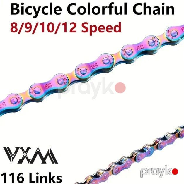 Velosiped üçün zəncir VXM Premium, 8 sürət, 116 bölmə, tez bağlama tokalı - velosport_61 — Mallar, Bakı (3)