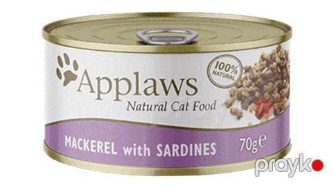 Applaws sardina və skumbriya, pişiklər üçün, 70 q — Bakı