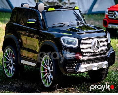 Uşaq elektrik avtomobili Mercedes-Benz WN609-4_kz197, qara — Bakı