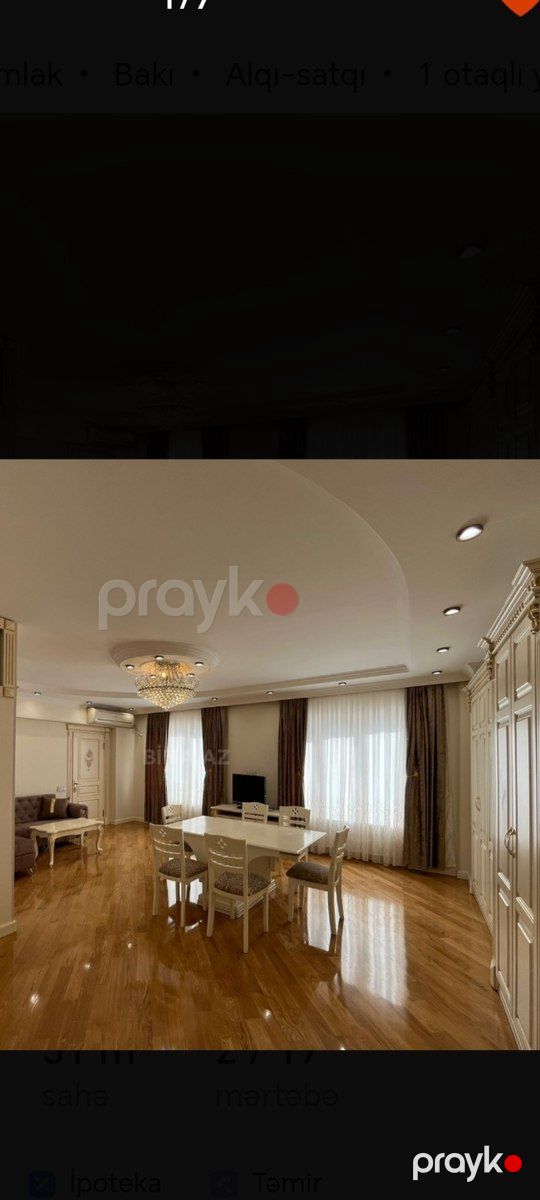 Satılır 1 otaqlı yeni tikili 51 m² — Mənzil, Bakı (6)