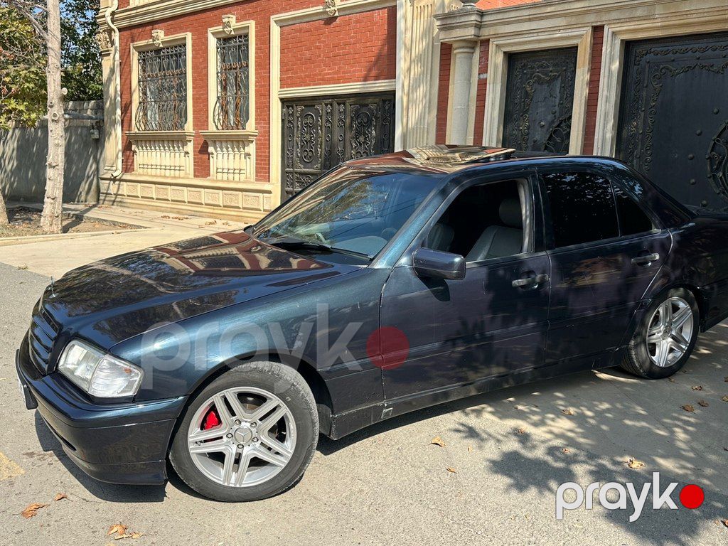 Mercedes C 200, 2.0 L, 1999 il, 320 000 km — Avtomobillər, Yevlax (2)