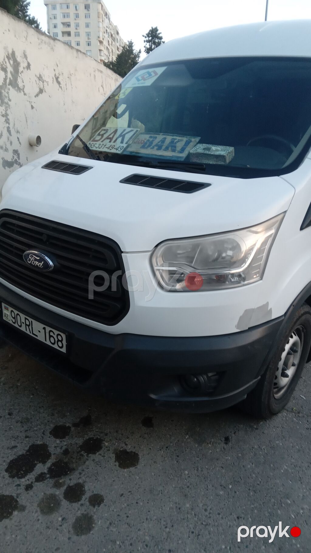 Ford Transit mikroavtobus ancag marşrut Oguz-Baki həttə satılır — Avtomobillər, Digah (9)