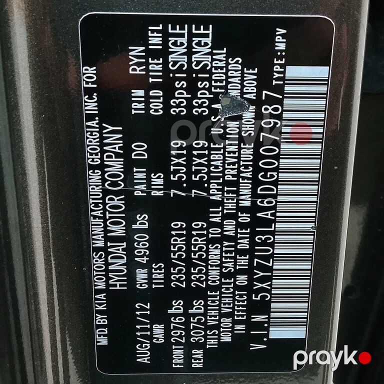Hyundai Santa Fe, 2.0 L, 2012 il, 182 000 km — Avtomobillər, Sumqayıt (11)