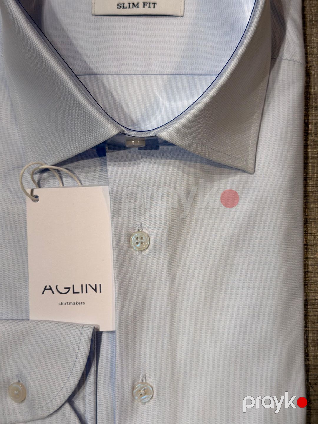 Kişilər üçün uzunqol köynək Aglini 2200, mavi, pambıq, ölçü M — Mallar, Bakı (2)